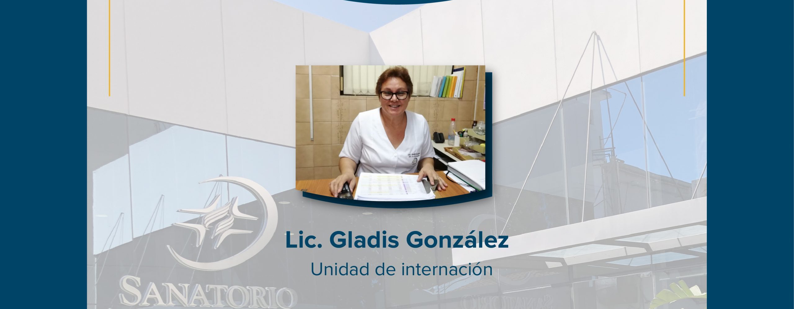 La Lic. Gladis está pasando a disfrutar de una merecida jubilación